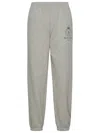 SPORTY AND RICH SPORTY & RICH GREY COTTON SPORTY PANTS