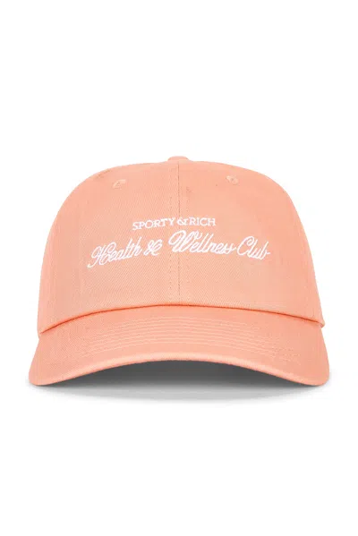 Sporty And Rich H&w Club Hat In Flamingo