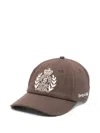 Sporty And Rich Hw Crest Baseball Cap In Brown