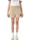 Sporty And Rich Sporty & Rich H&w Crest Poplin Short