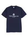 Sporty And Rich H&w Crest T-shirt In Blue
