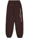 Sporty And Rich Brown H&w Crest Sweatpants In Brown