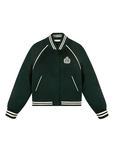 Sporty And Rich H&w Crest Varsity Jacket