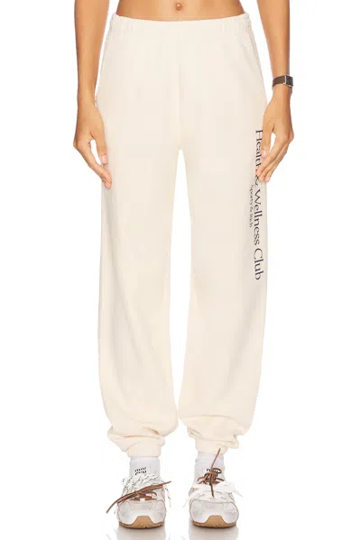 SPORTY AND RICH HEALTH & WELLNESS CREST SWEATPANT