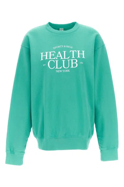 SPORTY AND RICH SPORTY & RICH 'HEALTH CLUB' SWEATSHIRT