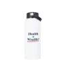 Sporty And Rich Health Is Wealth Bottle In White