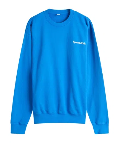 Sporty And Rich Health Is Wealth Crew Sweatshirt