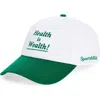 Sporty And Rich Sporty & Rich Health Is Wealth Embroidered Cotton Twill Baseball Cap In White
