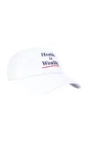 Sporty And Rich Health Is Wealth Hat In White
