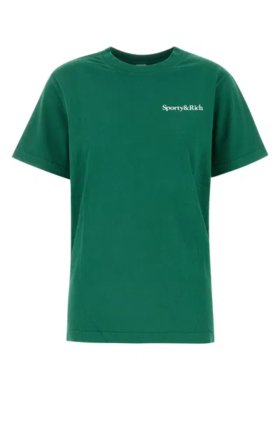 Sporty And Rich Health Is Wealth T-shirt-s Nd Sporty & Rich Female In Green