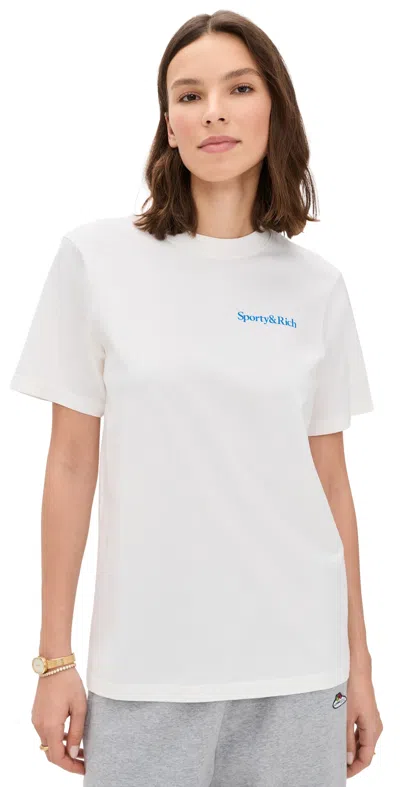 Sporty And Rich Health Is Wealth T-shirt White