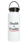 Sporty And Rich Sporty & Rich Health Is Wealth Water Bottle