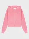 Sporty And Rich Health Ivy Zip-up Hoodie In Pink