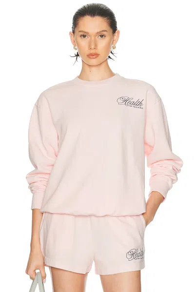Sporty And Rich Health Script Crewneck Sweatshirt