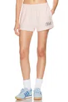 Sporty And Rich Health Script Disco Short In Pink