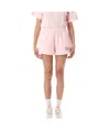 Sporty And Rich Wellness Short Featuring Pockets In Pink
