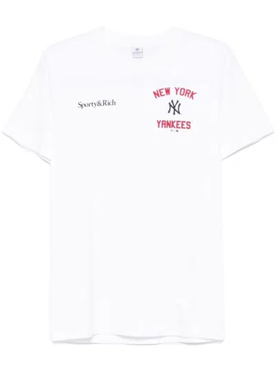 Sporty And Rich Home Run T-shirt In White