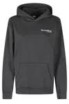Sporty And Rich Hoodie With Brushed Interior And Contrasting Back Print