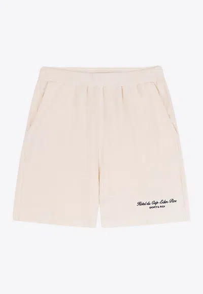 Sporty And Rich Sporty & Rich Woman Shorts & Bermuda Shorts Beige Size L Cotton In Cream