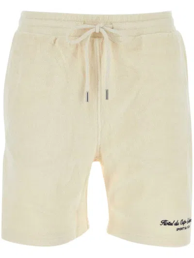 SPORTY AND RICH HOTEL DU CAP TRACK SHORTS