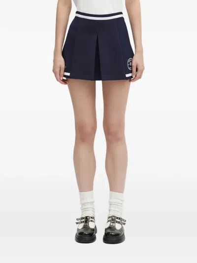 Sporty And Rich Hotel Eden Roc Mila Mini Skirt In Blue
