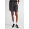 Shop Sporty And Rich Sporty & Rich Hwcny Cotton Gym Shorts