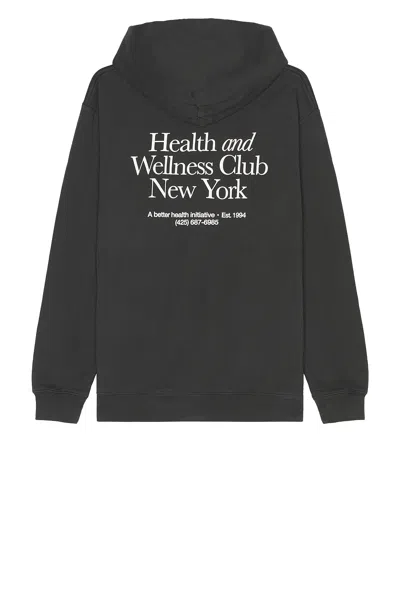 Sporty And Rich Hwcny Hoodie In Black