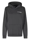 Sporty And Rich Hoodie With Brushed Interior And Contrasting Back Print