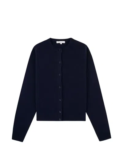 Sporty And Rich Idali S Logo Cardigan In Blue