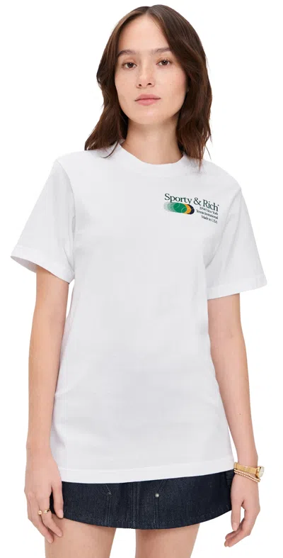 Sporty And Rich Invitational T-shirt White