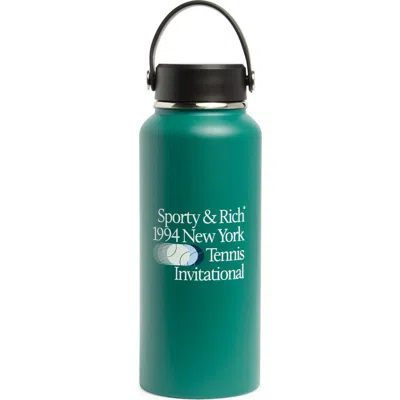 Sporty And Rich Sporty & Rich Invitational Water Bottle In Blue