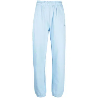 Sporty And Rich X Lacoste Cotton Track Pants In Blue