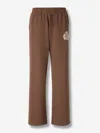Sporty And Rich Comfortable Trousers Featuring Elastic Waistband In Brown