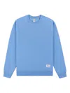 Sporty And Rich Juniper Raglan-sleeve Sweatshirt In Blue