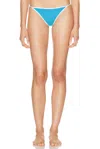 Sporty And Rich Blue Kate Bikini Bottom