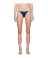 Sporty And Rich Navy Kate Bikini Bottom In Nude