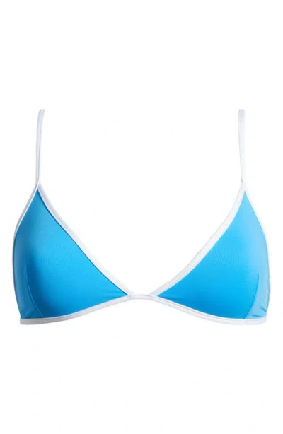 Sporty And Rich Sporty & Rich Kate Bikini Top In Blue
