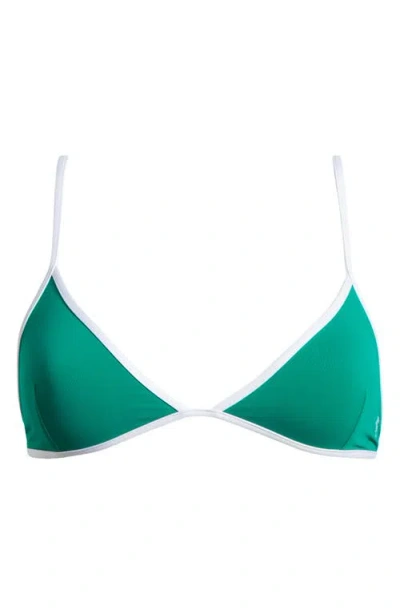 Sporty And Rich Sporty & Rich Kate Bikini Top In Green