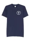 Sporty And Rich Kennedy Graphic-detail T-shirt In Blue