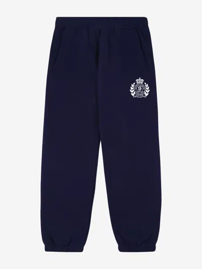 Sporty And Rich Kids H&w Crest Joggers In Blue