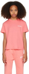 SPORTY AND RICH KIDS PINK 'HEALTH IS WEALTH' T-SHIRT