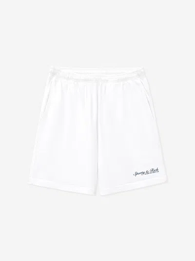 Sporty And Rich Sporty & Rich Kids Syracuse Gym Shorts In White