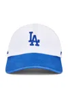 Sporty And Rich Logo-embroidered Cotton Cap In White & Paris Blue