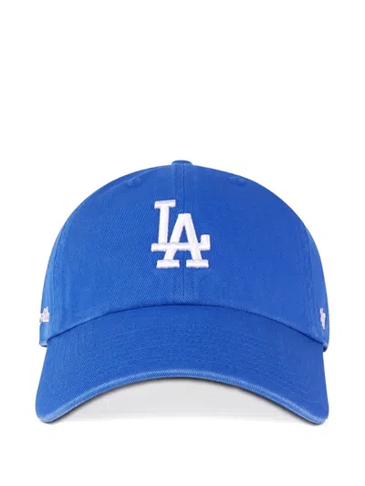 Sporty And Rich La-logo Baseball Cap In Blue