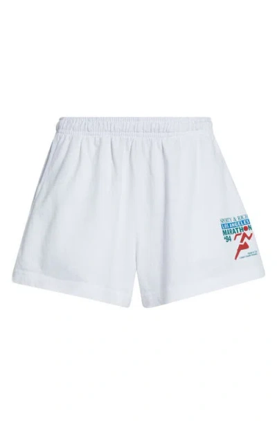 Sporty And Rich Sporty & Rich La Marathon Cotton Disco Shorts