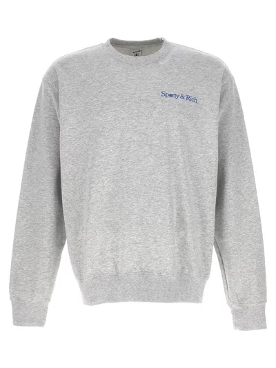 Sporty And Rich La Raquet Club Sweatshirt In Grey