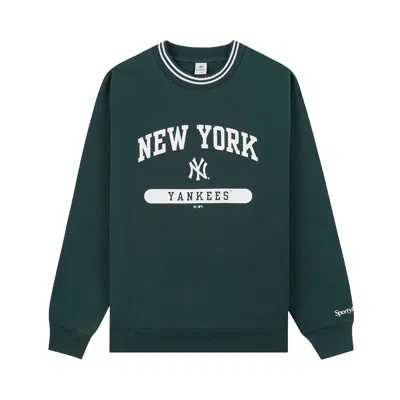 Pre-owned Sporty And Rich Sporty & Rich League Crewneck 'forest'