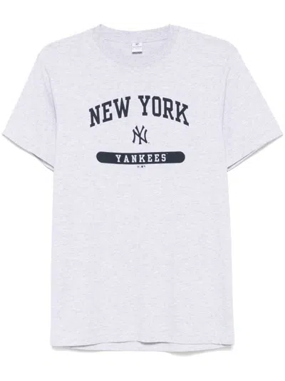 Sporty And Rich League T-shirt In Grey