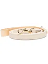 Sporty And Rich Leather Pet Lead In Nude