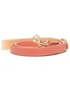 Sporty And Rich Leather Pet Lead In Rosa